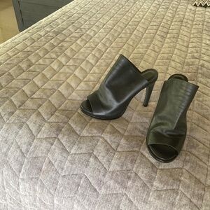 A7EIJE SELMA BLACK NAPPA HEELS